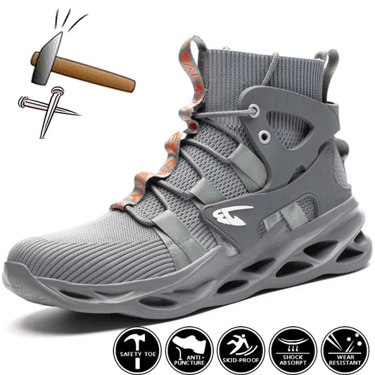 Indestructible Steel Toe Work Boots – Puncture-Proof Safety Sneakers