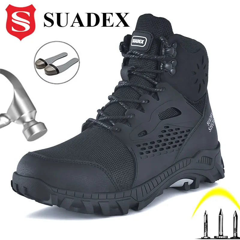 SUADEX S1 Safety Boots – Unisex Steel Toe Anti-Smash