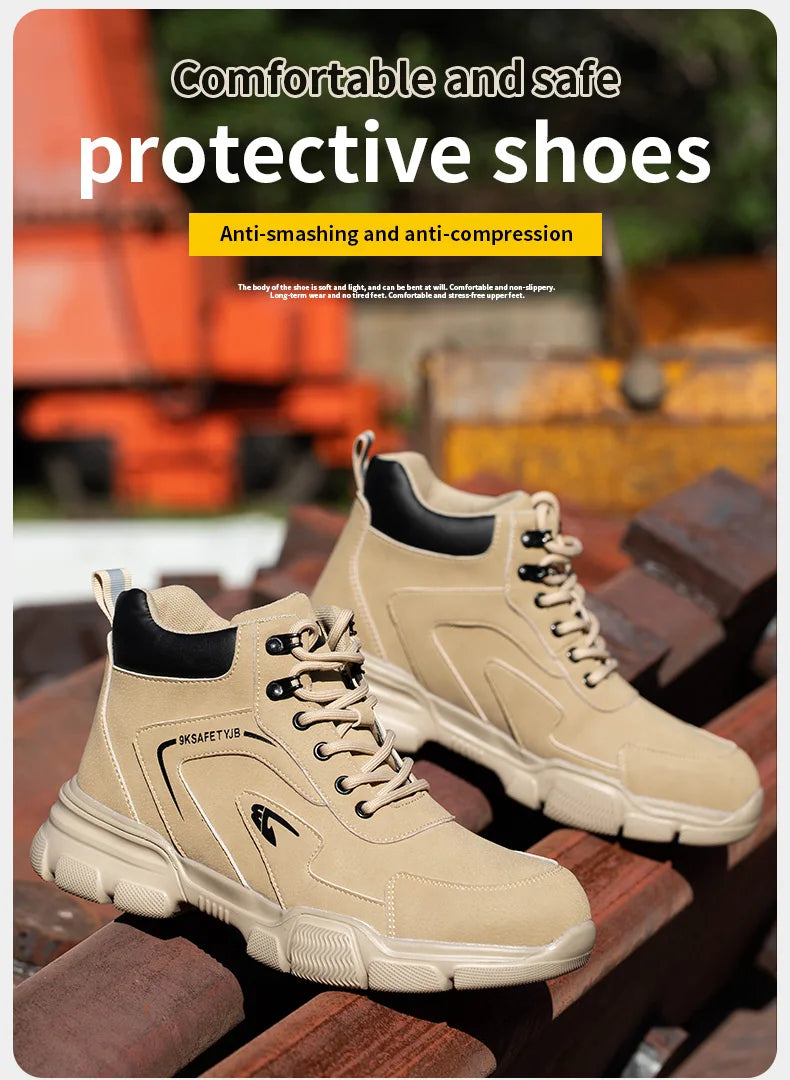 Winter Steel Toe Safety Boots – Indestructible, Anti-Smash, Anti-Stab Work Sneakers