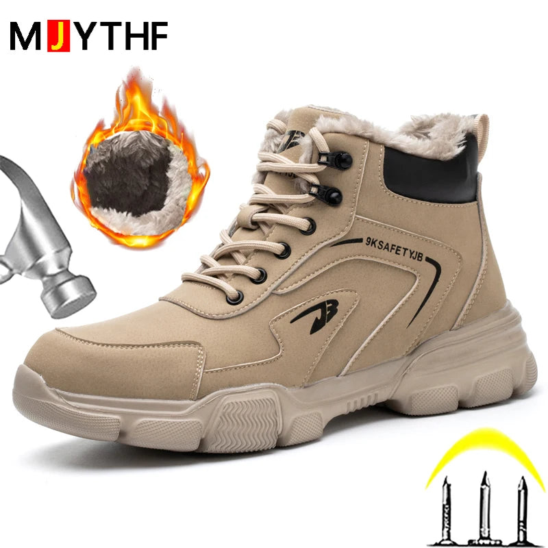 Winter Steel Toe Safety Boots – Indestructible, Anti-Smash, Anti-Stab Work Sneakers