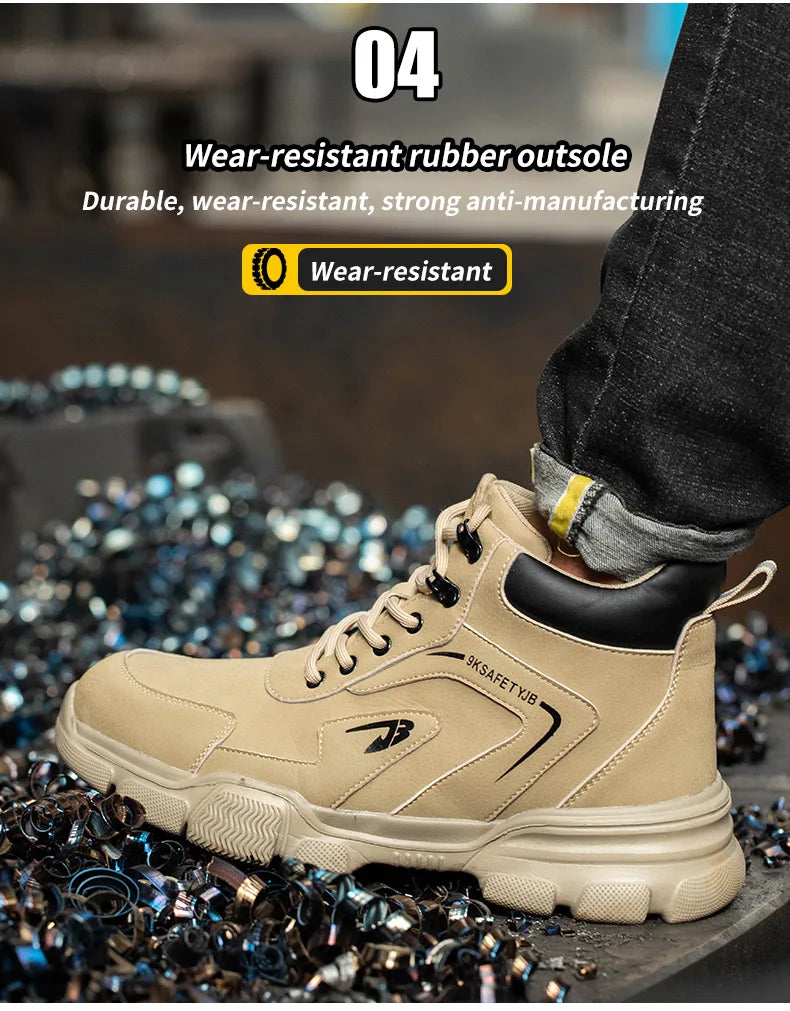 Winter Steel Toe Safety Boots – Indestructible, Anti-Smash, Anti-Stab Work Sneakers