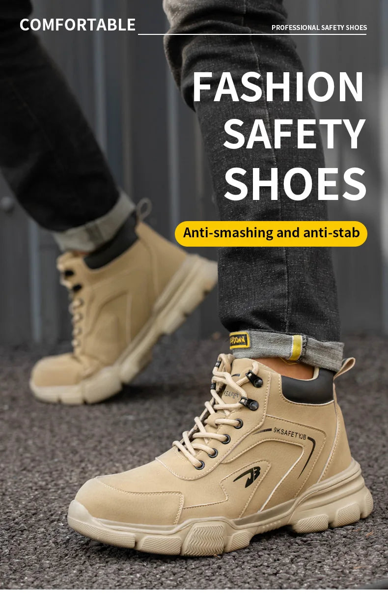 Winter Steel Toe Safety Boots – Indestructible, Anti-Smash, Anti-Stab Work Sneakers