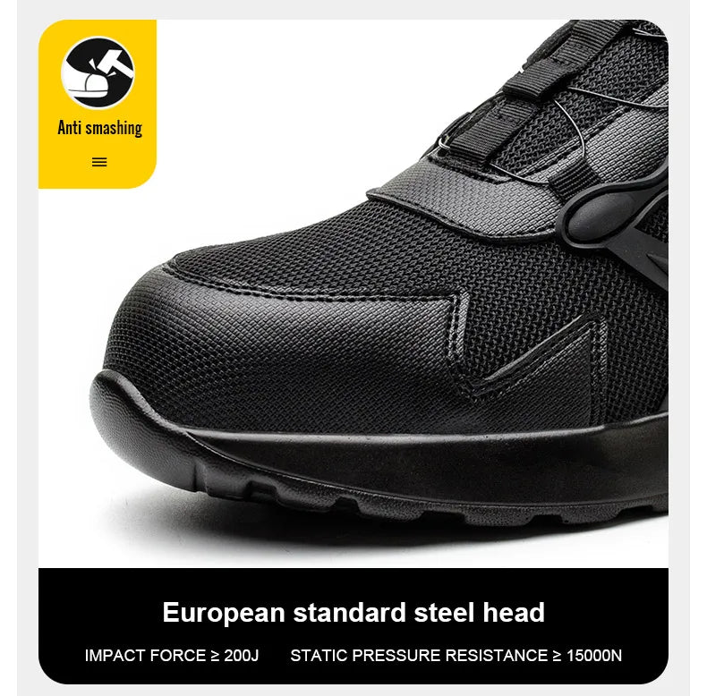 Quality Safety Shoes – Rotary Buckle Work Boots