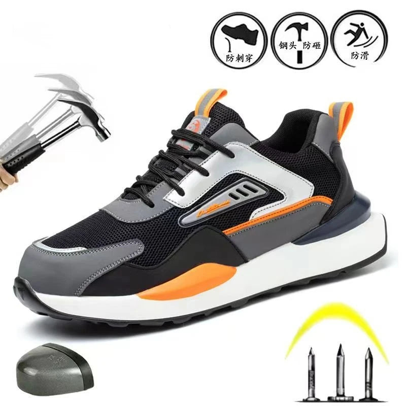 Breathable Steel Toe Safety Shoes – European Standard