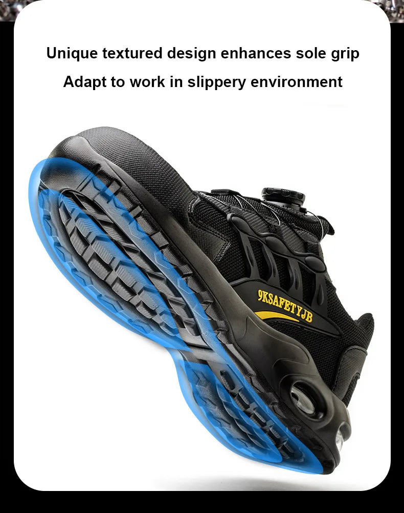 Quality Safety Shoes – Rotary Buckle Work Boots