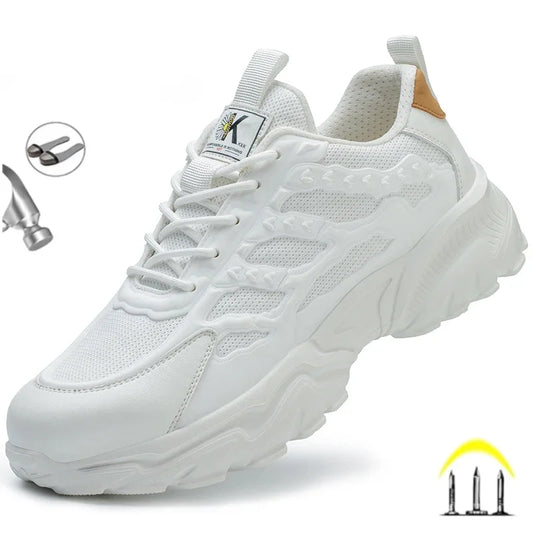 Steel Toe Safety Sneakers – Lightweight, Anti-Smash, Puncture-Proof Work Boots