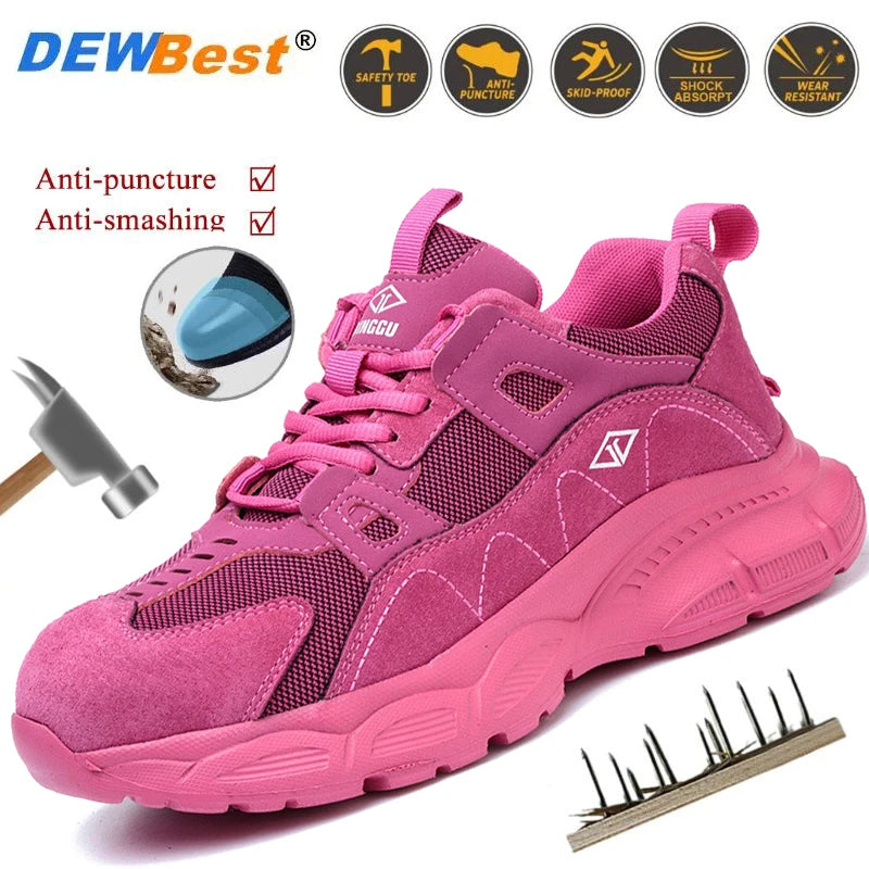 Summer Wholesale Unisex Steel Toe Safety Shoes - Lightweight Work Shoes