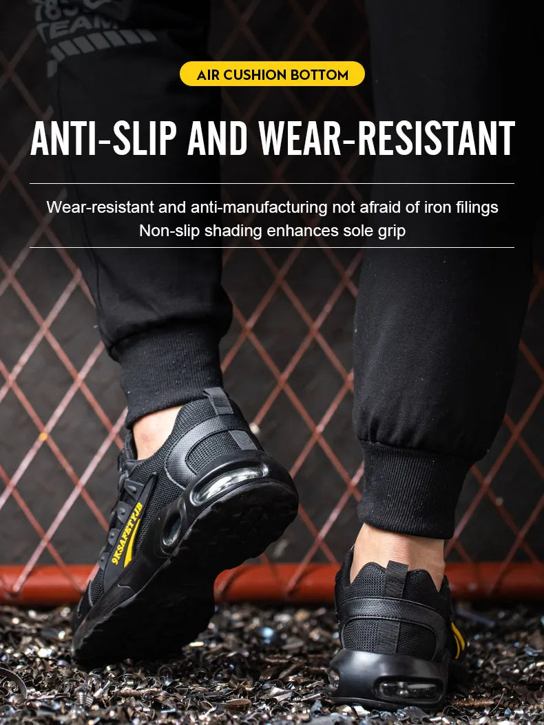 Quality Safety Shoes – Rotary Buckle Work Boots