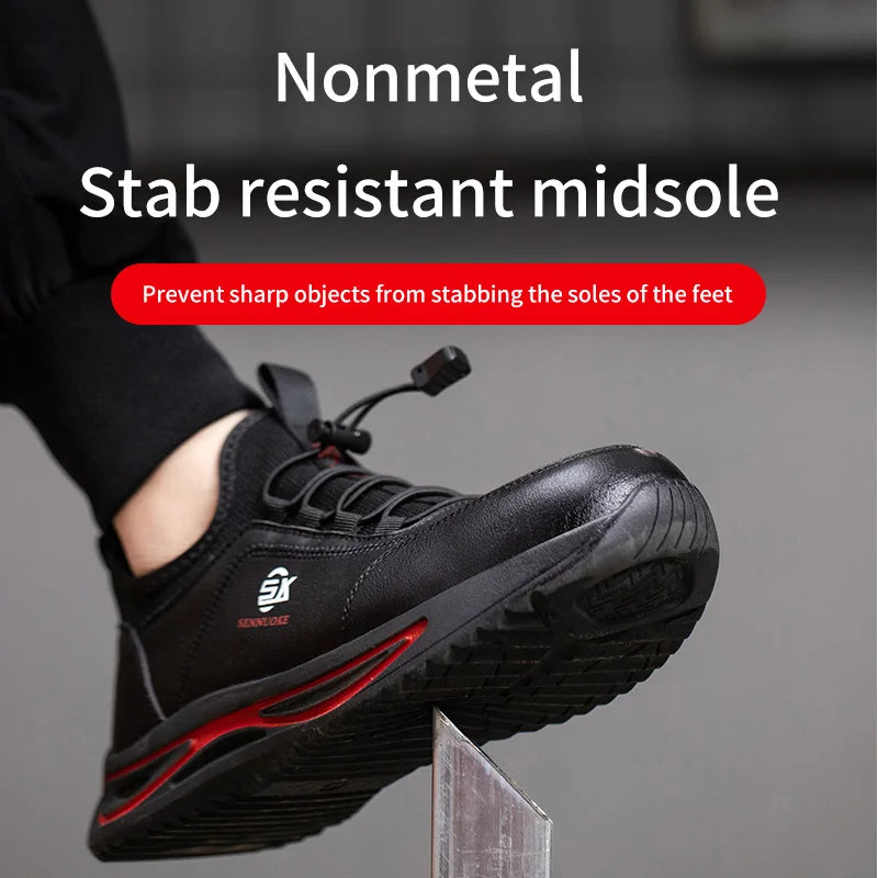 Steel Toe Safety Boots – Smash-Proof, Waterproof Industrial Work Shoes