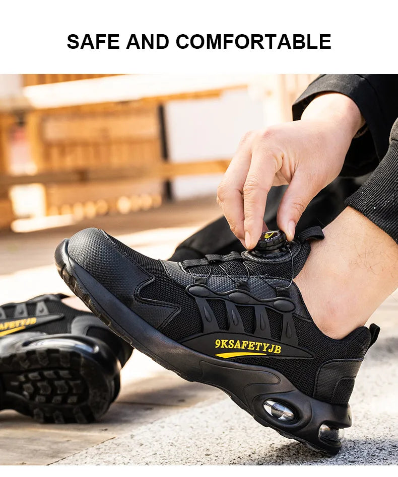 Quality Safety Shoes – Rotary Buckle Work Boots