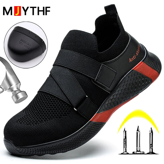 Lightweight Steel Toe Safety Shoes – Anti-Smash, Indestructible Work Sneakers