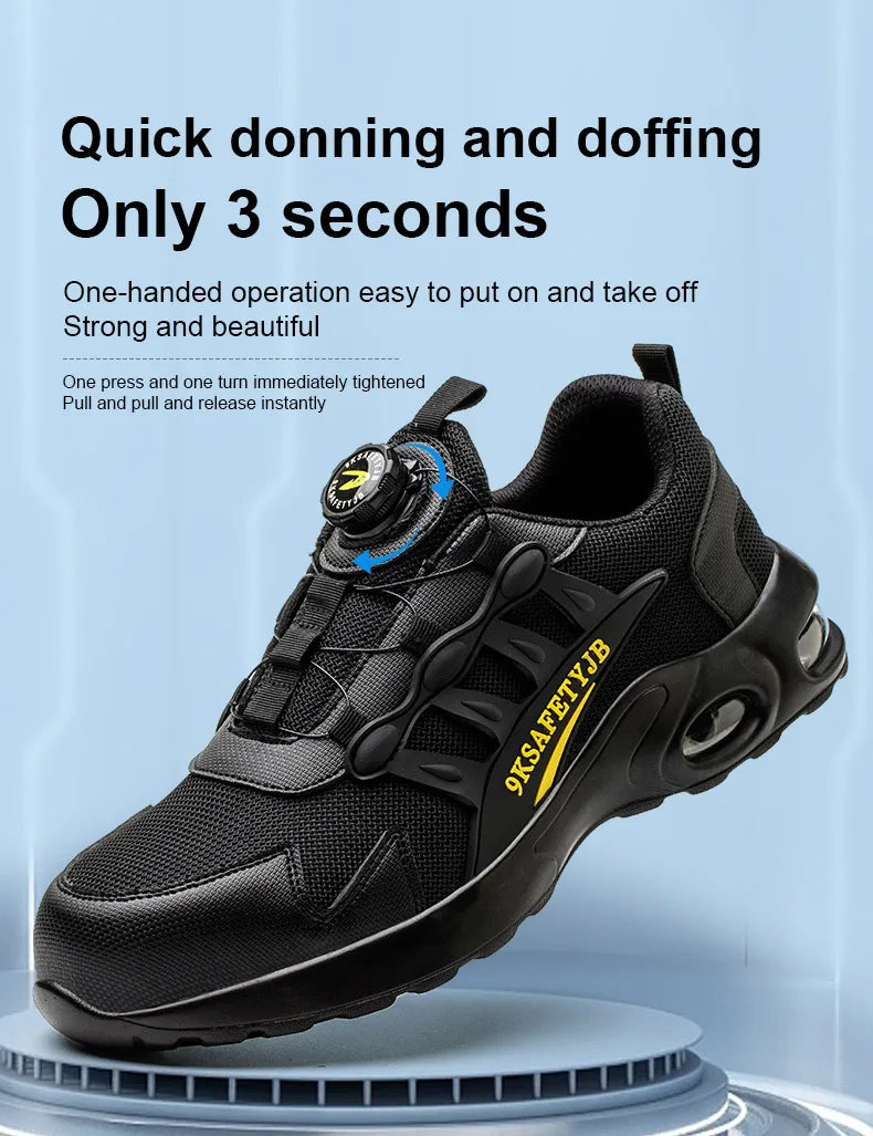 Quality Safety Shoes – Rotary Buckle Work Boots